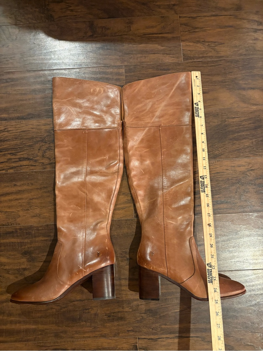 Frye over the knee leather boots size 8.5